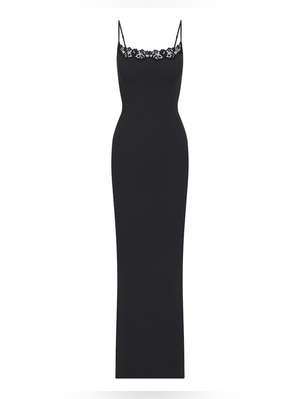 Skims Fits Everybody Lace Long Slip Dress Medium